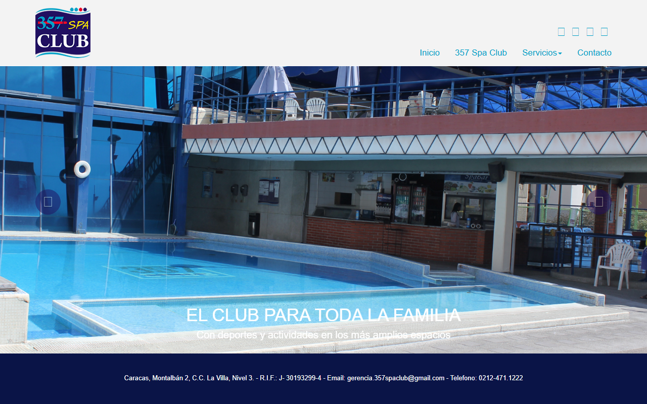 357spaclub.com screenshot