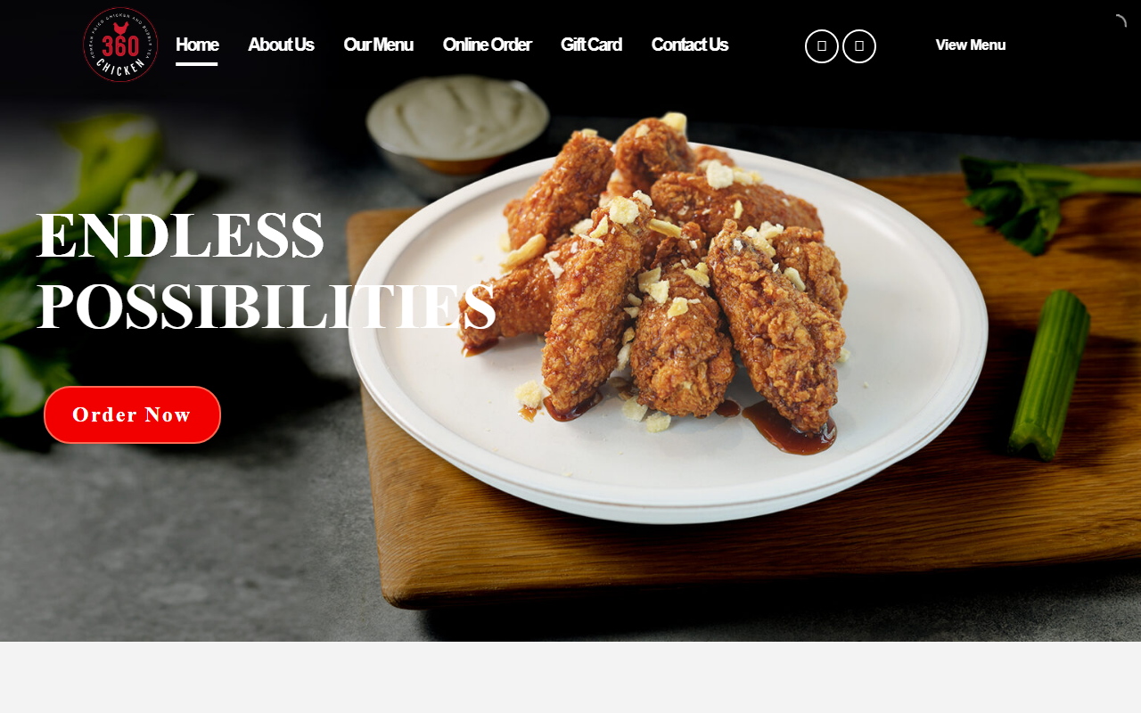 360-chicken.com screenshot