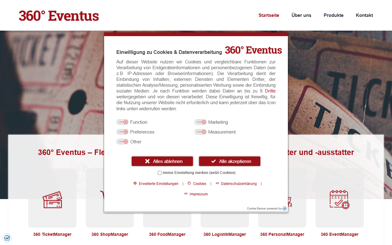 360-eventus.com screenshot