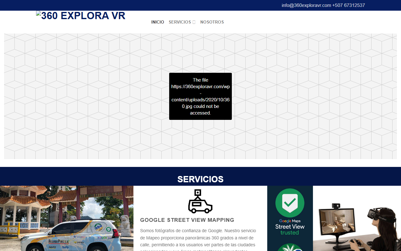 360-exploravr.com screenshot