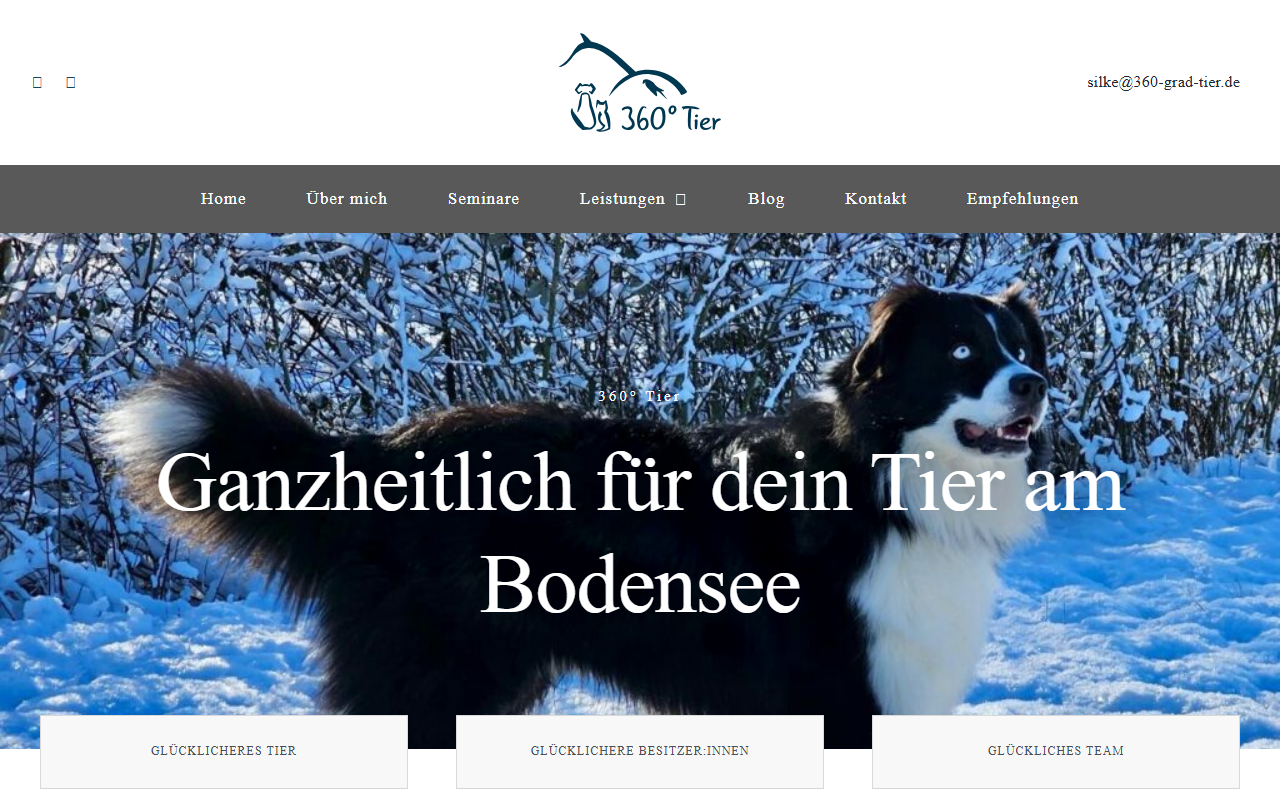 360-grad-tier.com screenshot