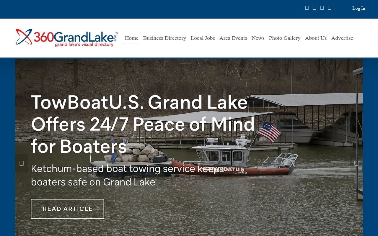 360-grand-lake.com screenshot