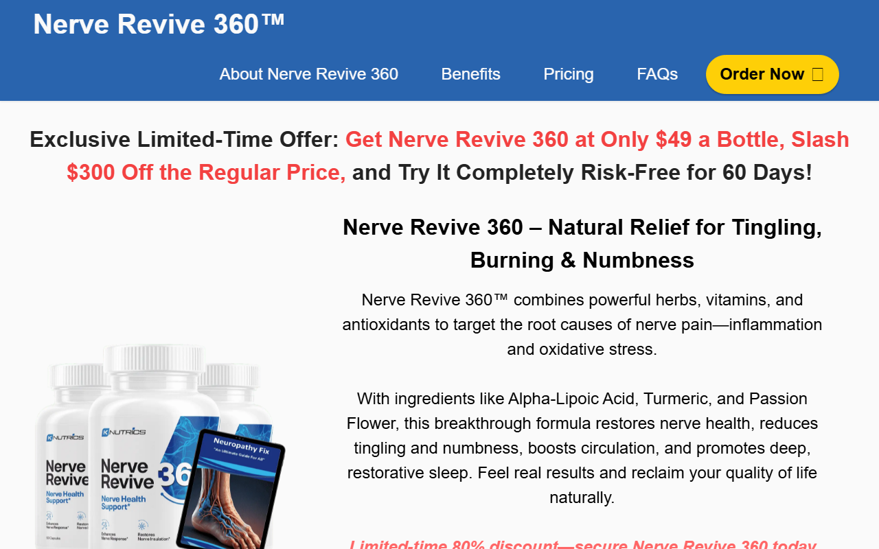 360-nerve-revive.com screenshot