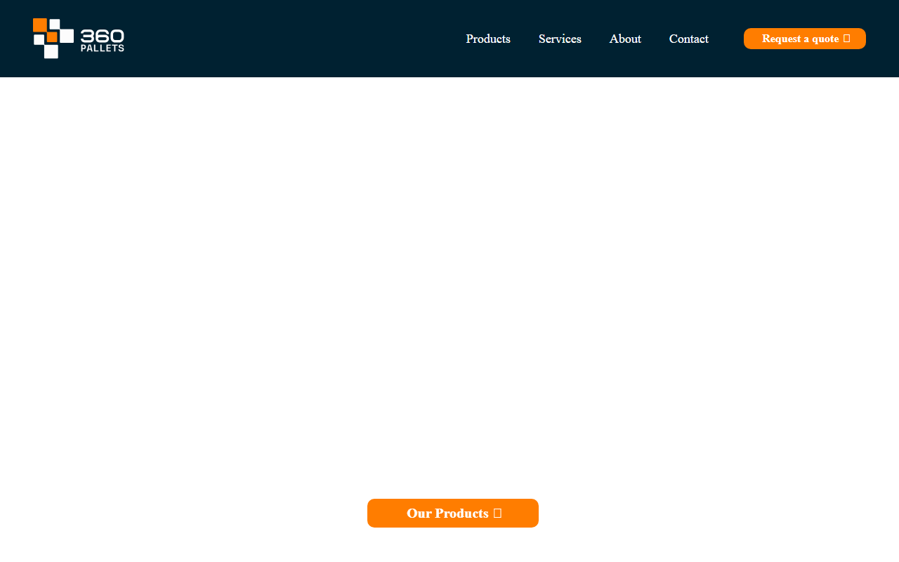 360-pallets.com screenshot