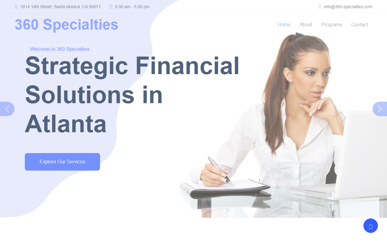 360-specialties.com screenshot