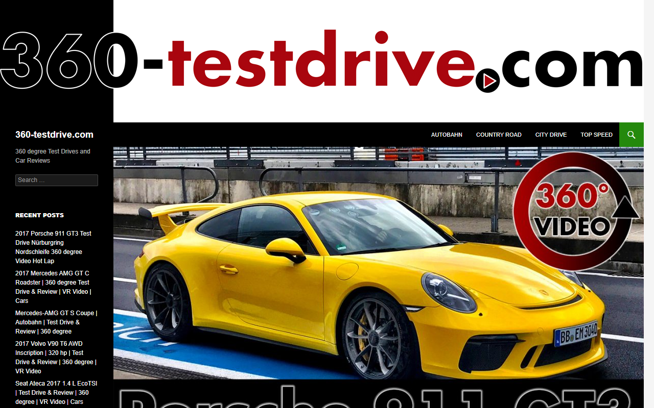 360-testdrive.com screenshot