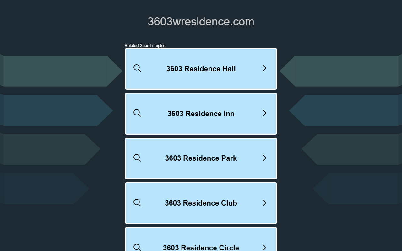 3603wresidence.com screenshot