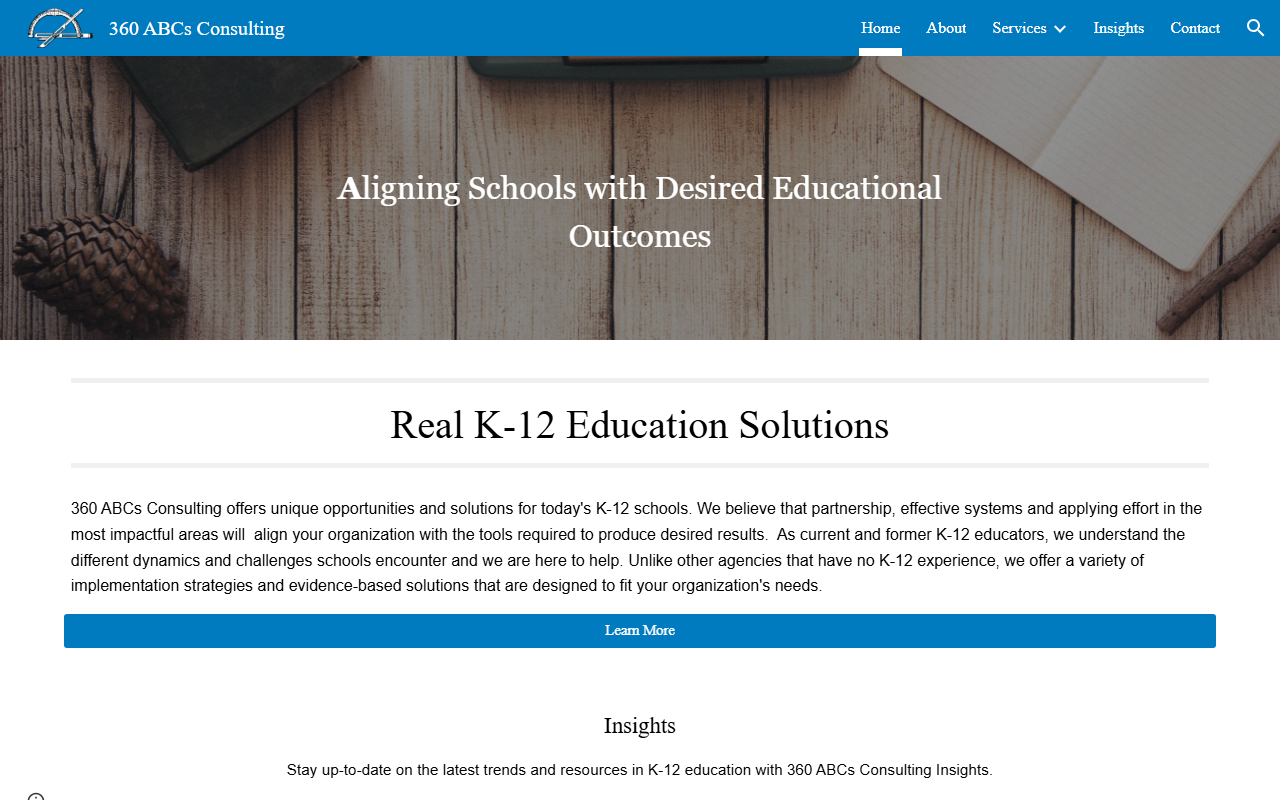 360abcconsulting.com screenshot