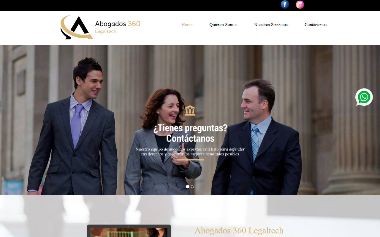 360abogado.com screenshot