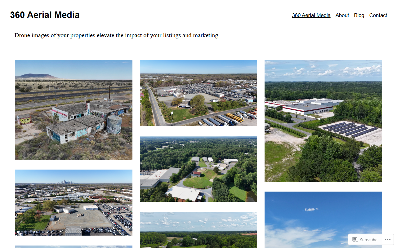 360aerialmedia.com screenshot