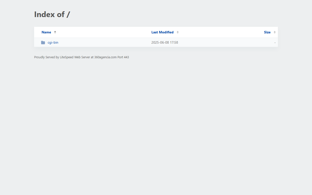 360agencia.com screenshot