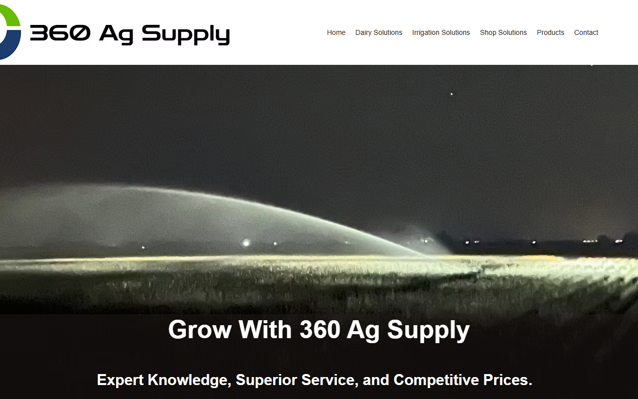 360agsupply.com screenshot