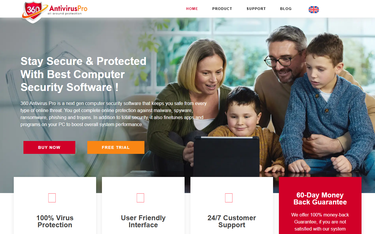 360antiviruspro.com screenshot