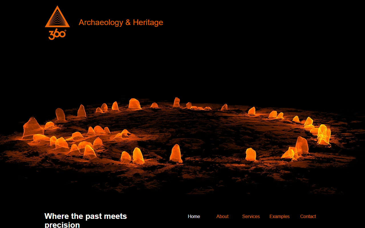 360archaeology.com screenshot