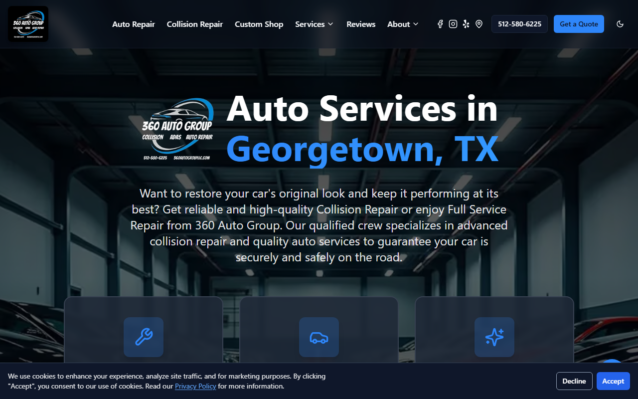 360autogroupllc.com screenshot