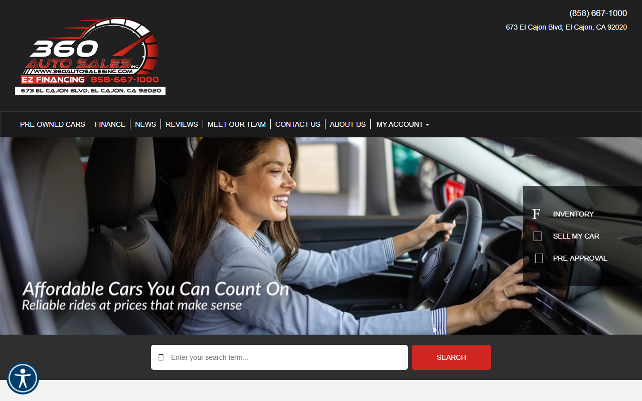 360autosalesinc.com screenshot