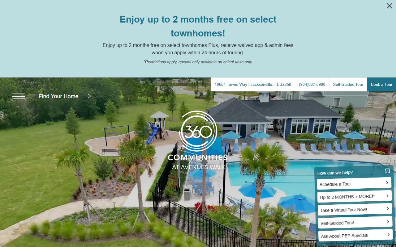 360avenueswalk.com screenshot