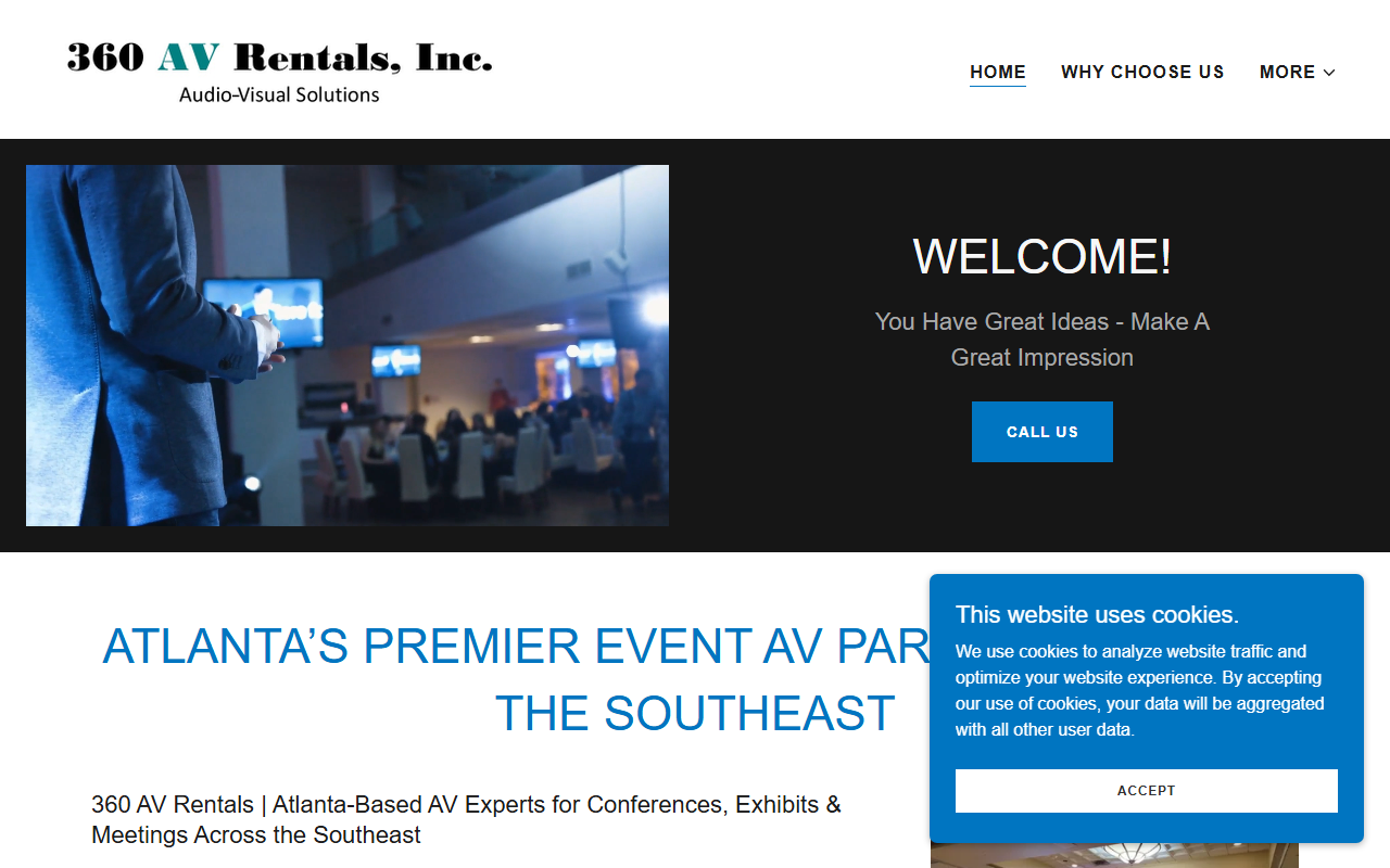 360avrentals.com screenshot