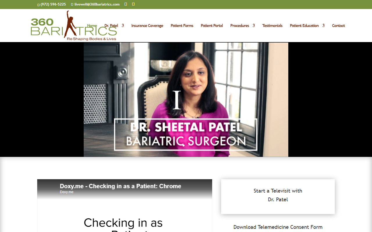 360bariatrics.com screenshot