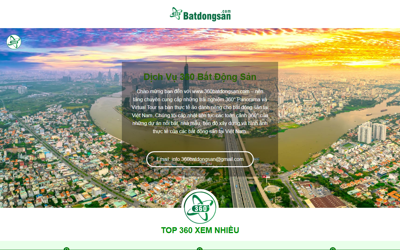 360batdongsan.com screenshot