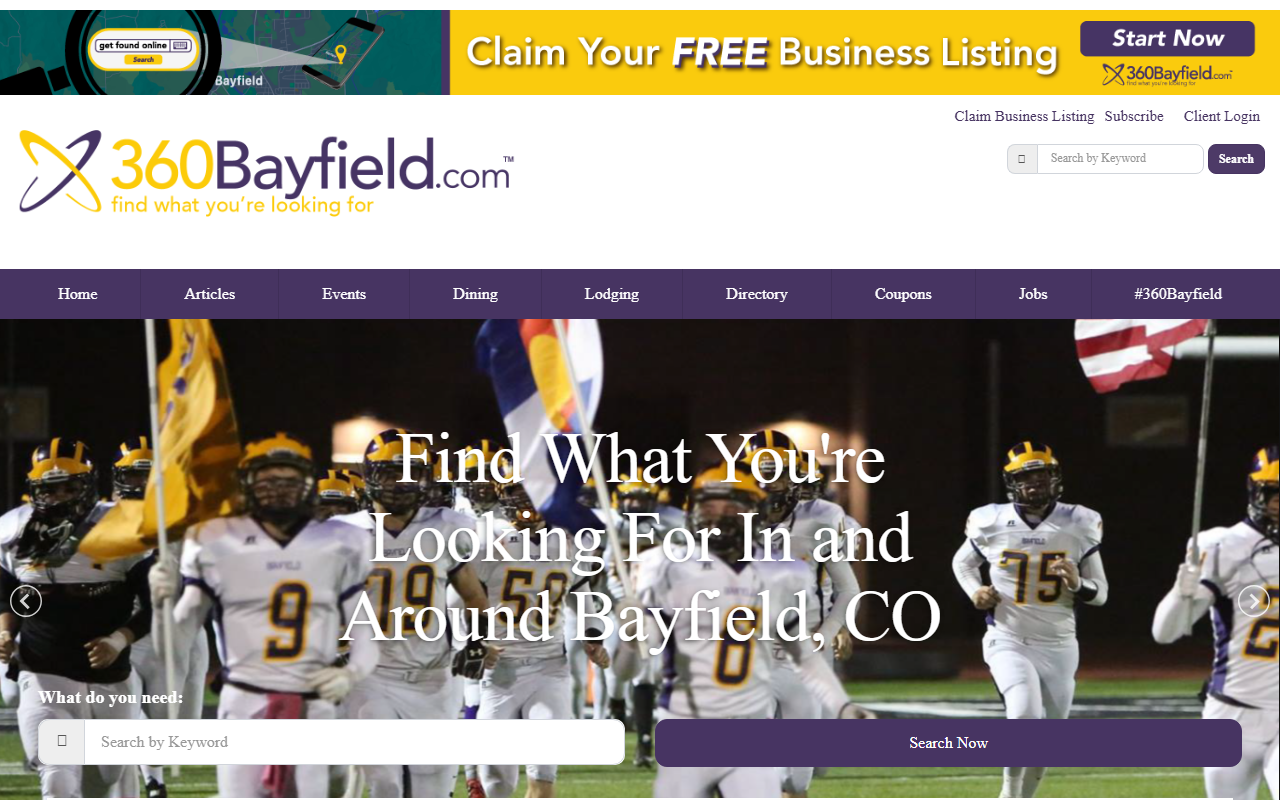 360bayfield.com screenshot