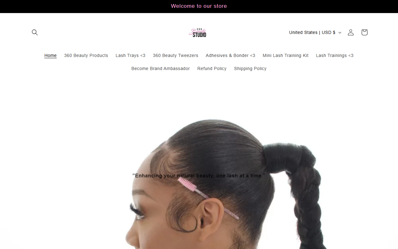 360beautystudios.com screenshot