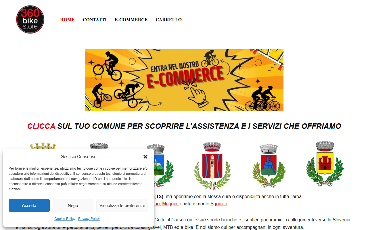 360bikestore.com screenshot