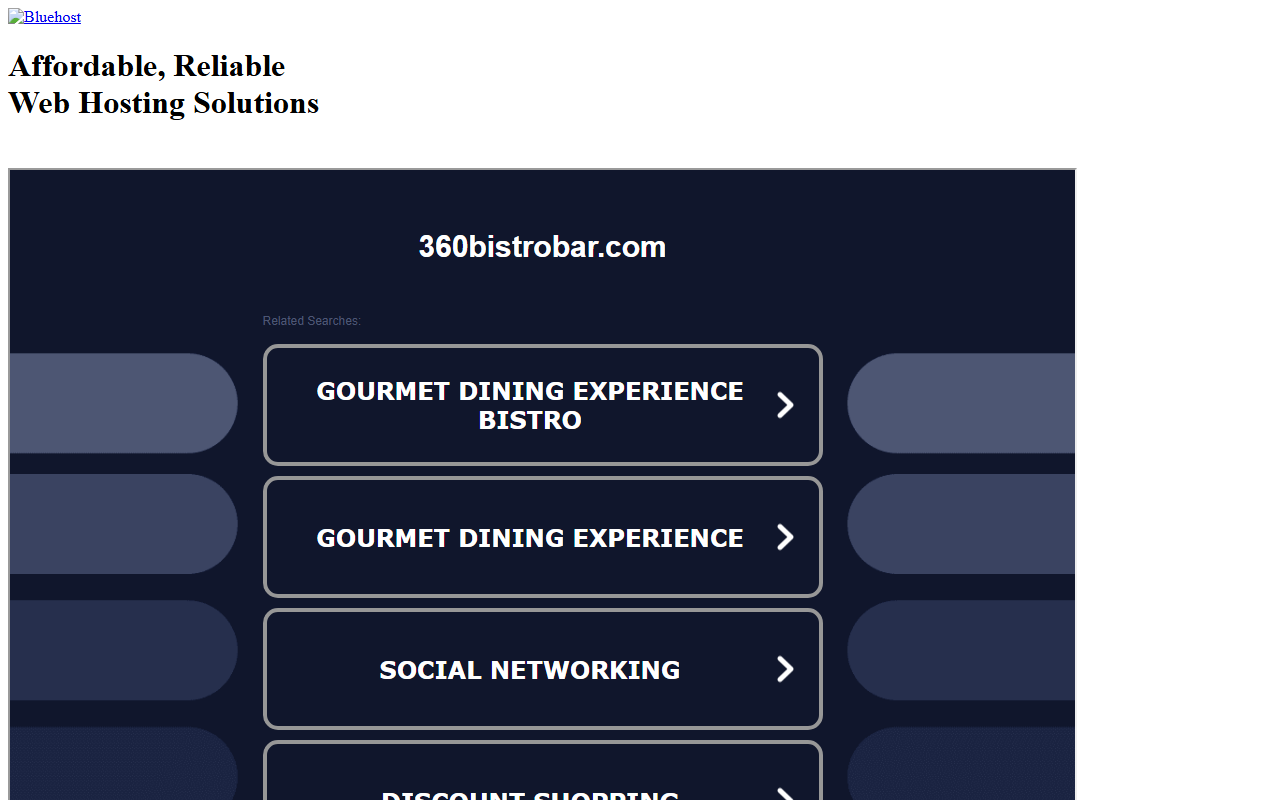 360bistrobar.com screenshot