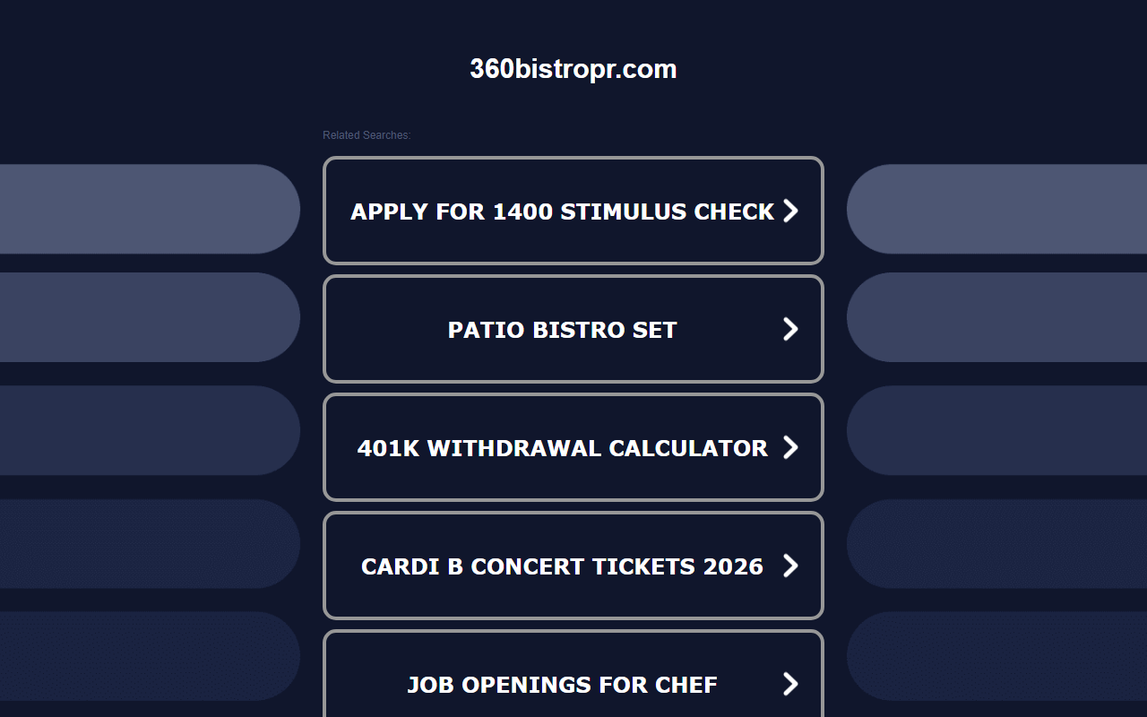 360bistropr.com screenshot