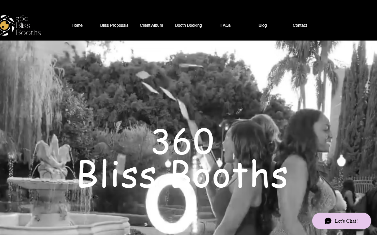 360blissbooths.com screenshot