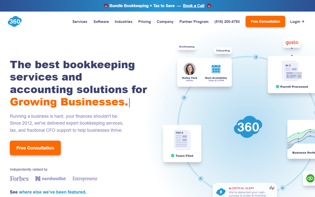 360bookkeeping.com screenshot
