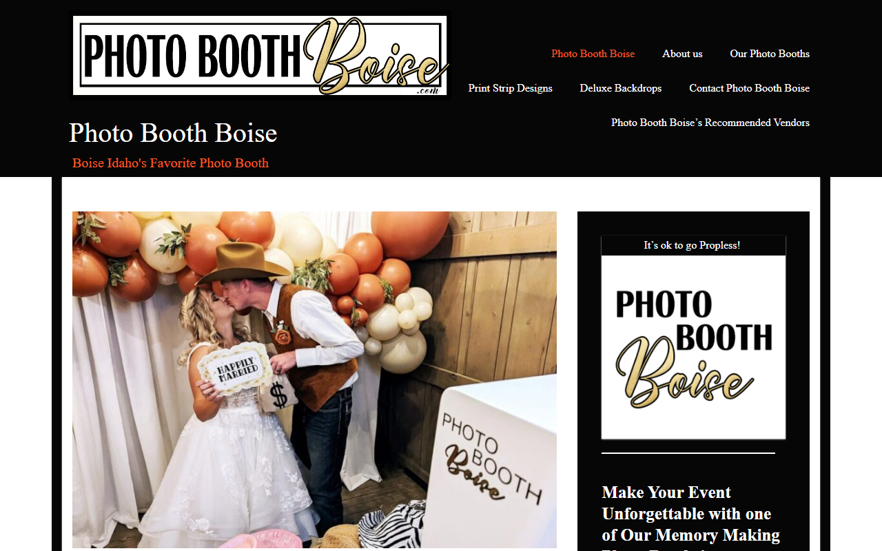 360boothboise.com screenshot