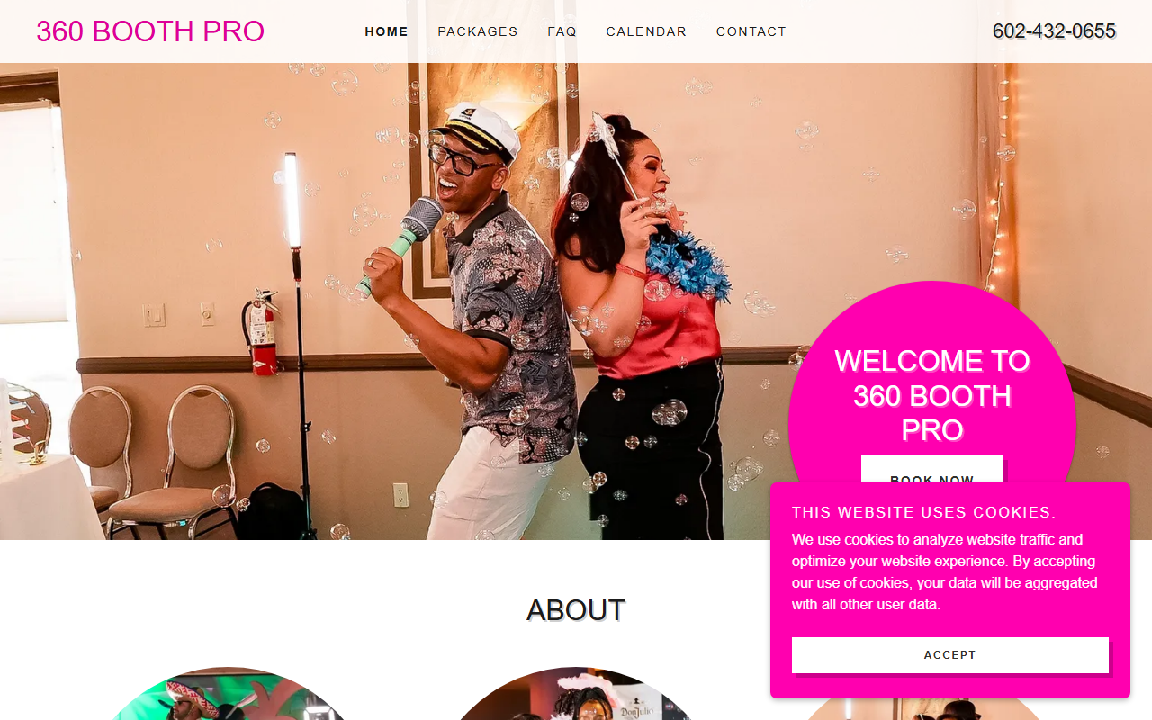 360boothpro.com screenshot
