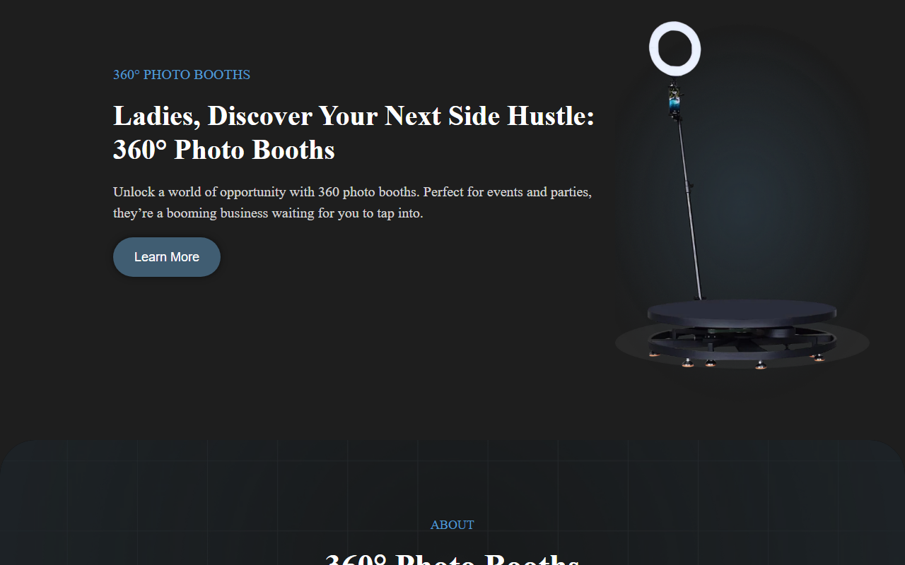 360boothworld.com screenshot