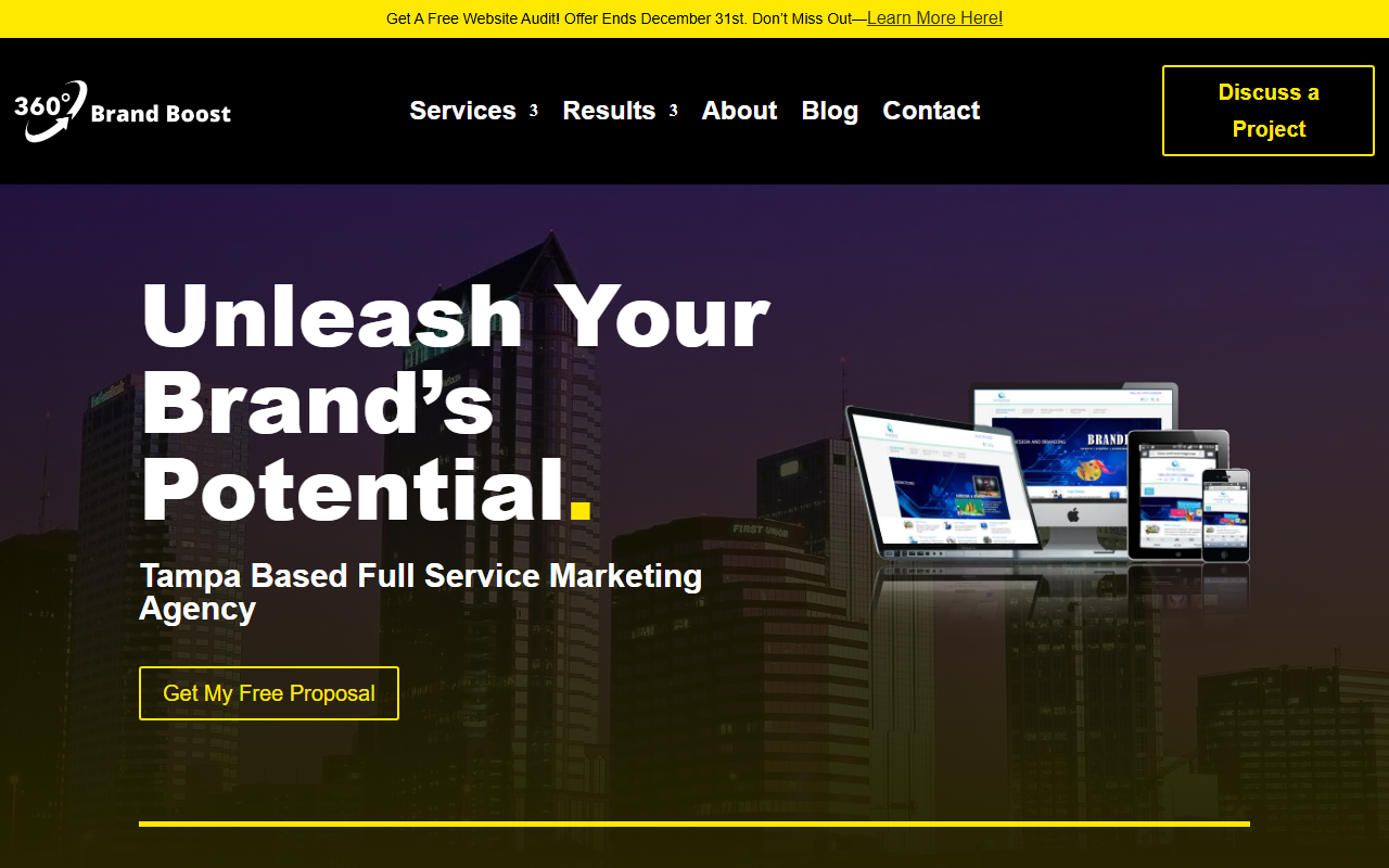 360brandboost.com screenshot