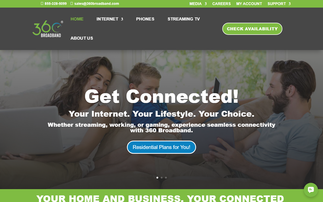360broadband.com screenshot