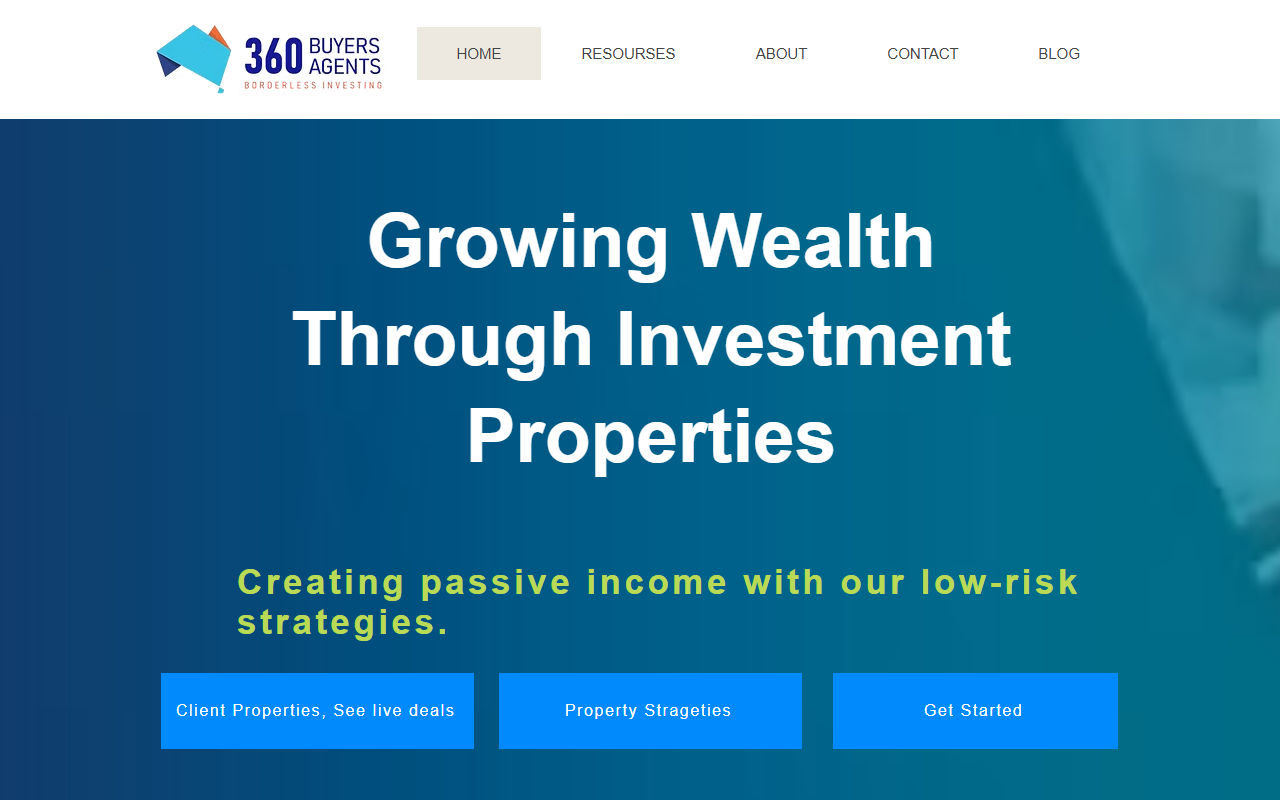 360buyersagents.com screenshot