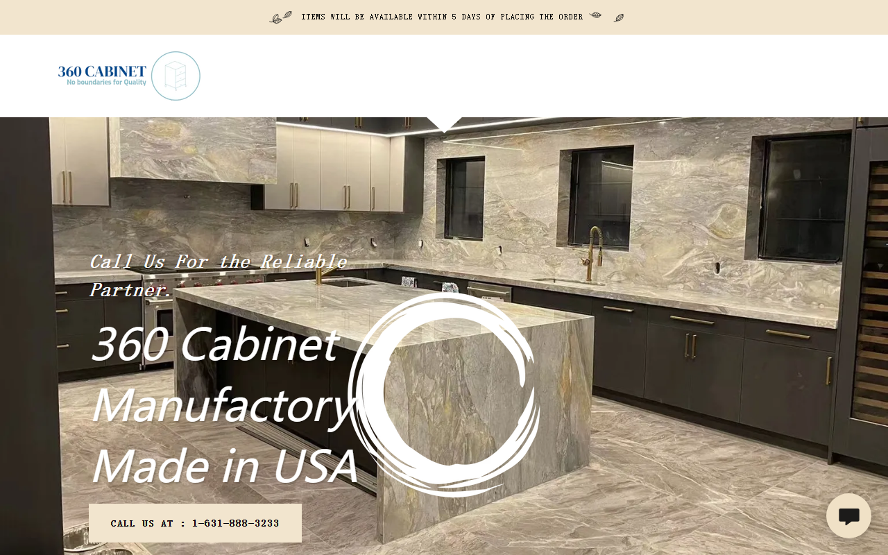 360cabinet.com screenshot