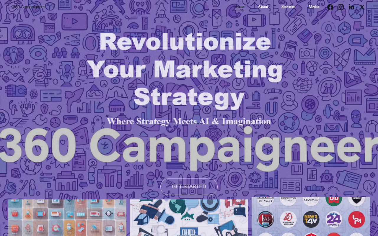 360campaigneer.com screenshot
