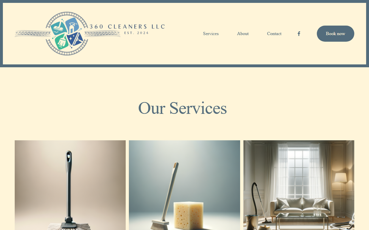 360cleaners-llc.com screenshot