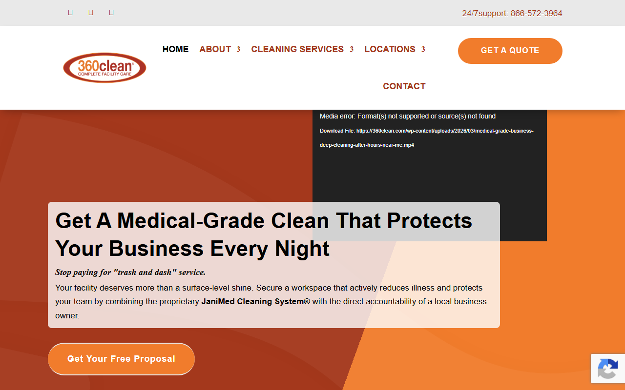 360cleanusa.com screenshot