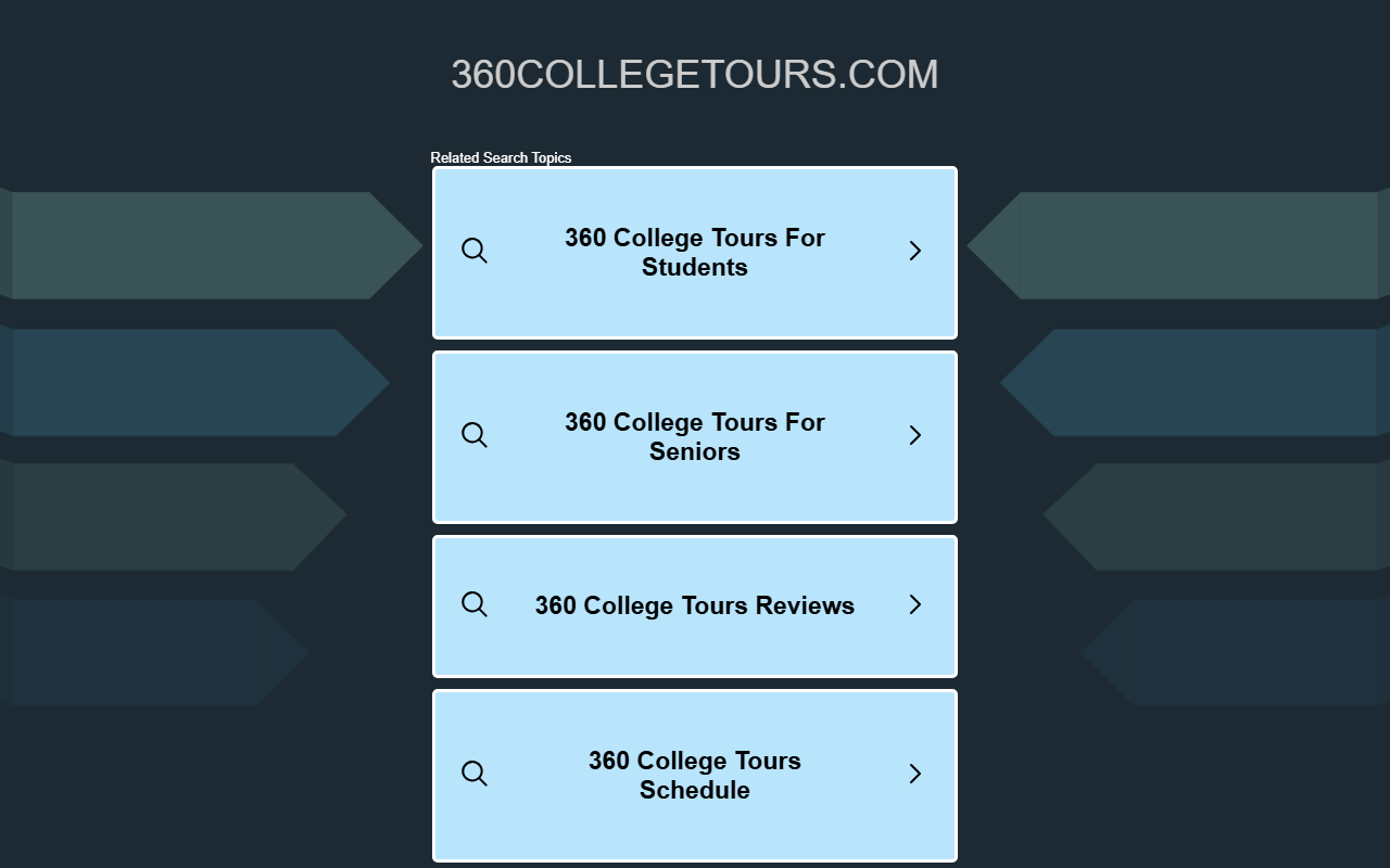 360collegetours.com screenshot