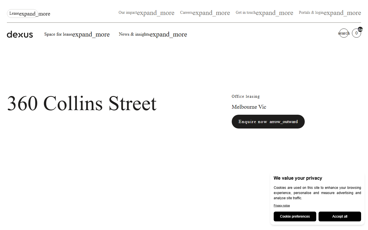 360collins.com screenshot