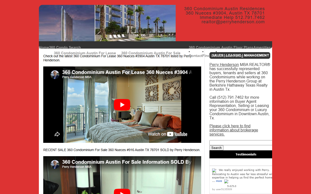 360condoaustin.com screenshot