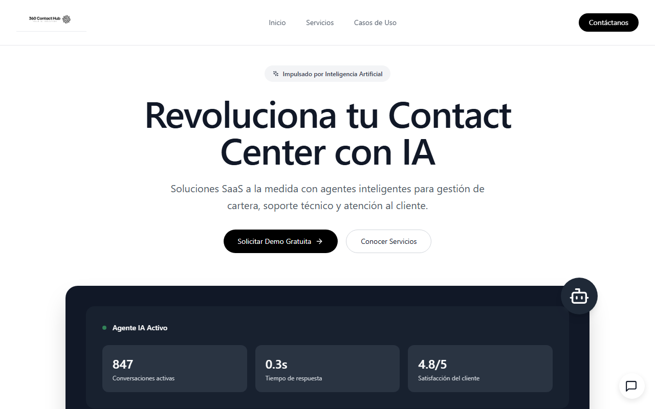 360contacthub.com screenshot