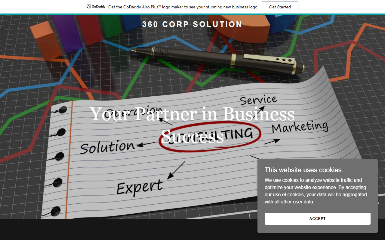 360corpsolution.com screenshot