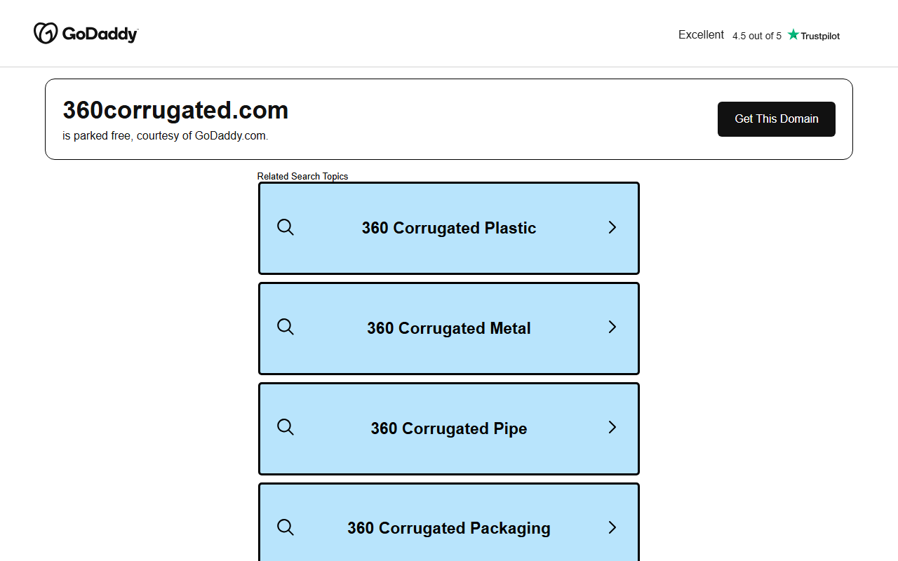 360corrugated.com screenshot