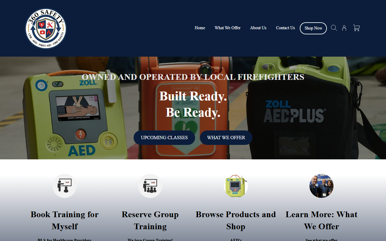 360cprtraining.com screenshot