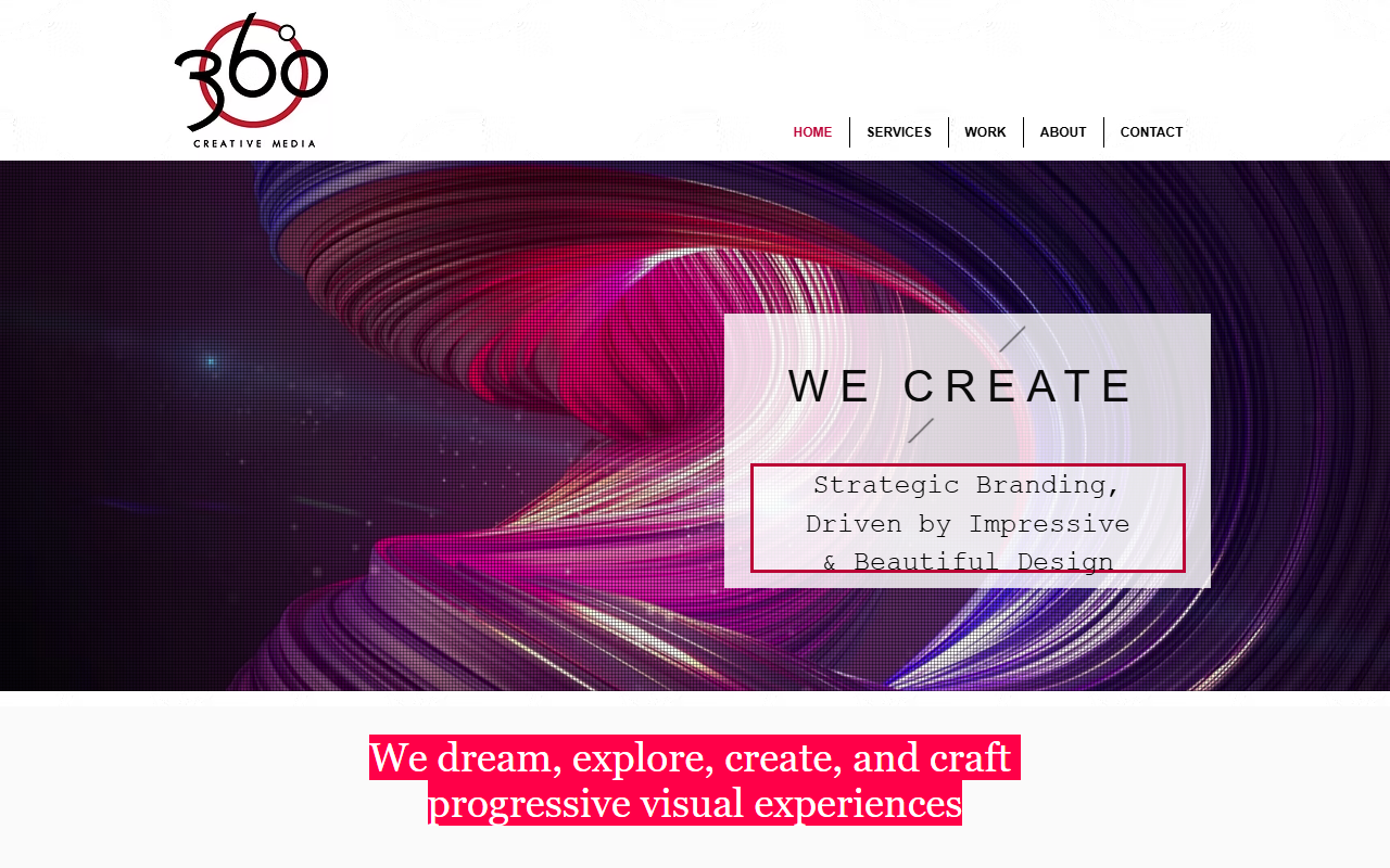 360creativemedia.com screenshot