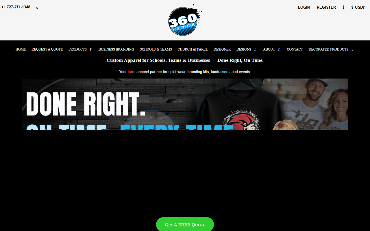 360customink.com screenshot